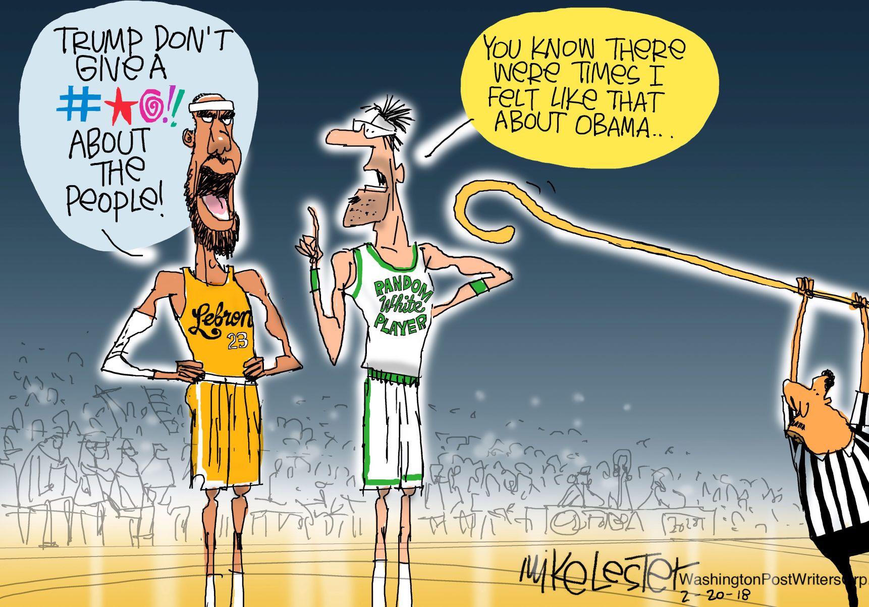 Mike Lester cartoon